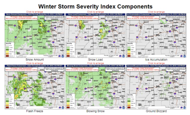 Winter Storm Severity Index (WSSI) Website Tutorial